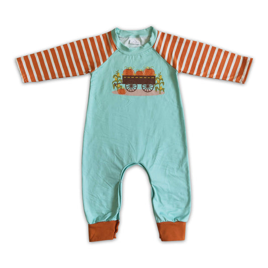 Halloween Infant Baby Romper Pumpkin Print Boys Jumpsuit LR0046 9.5