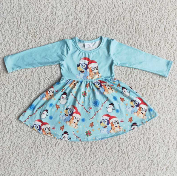 Boutique Cartoon Girls Dresses 6 A20-27