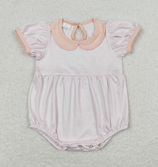 Boutique Infant Baby Girls Rompers Summer Short Sleeve Romper SR0597