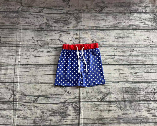 Baby Boys Swim Trunks 4th Of July Stars Trunks Preorder S0528 3.8