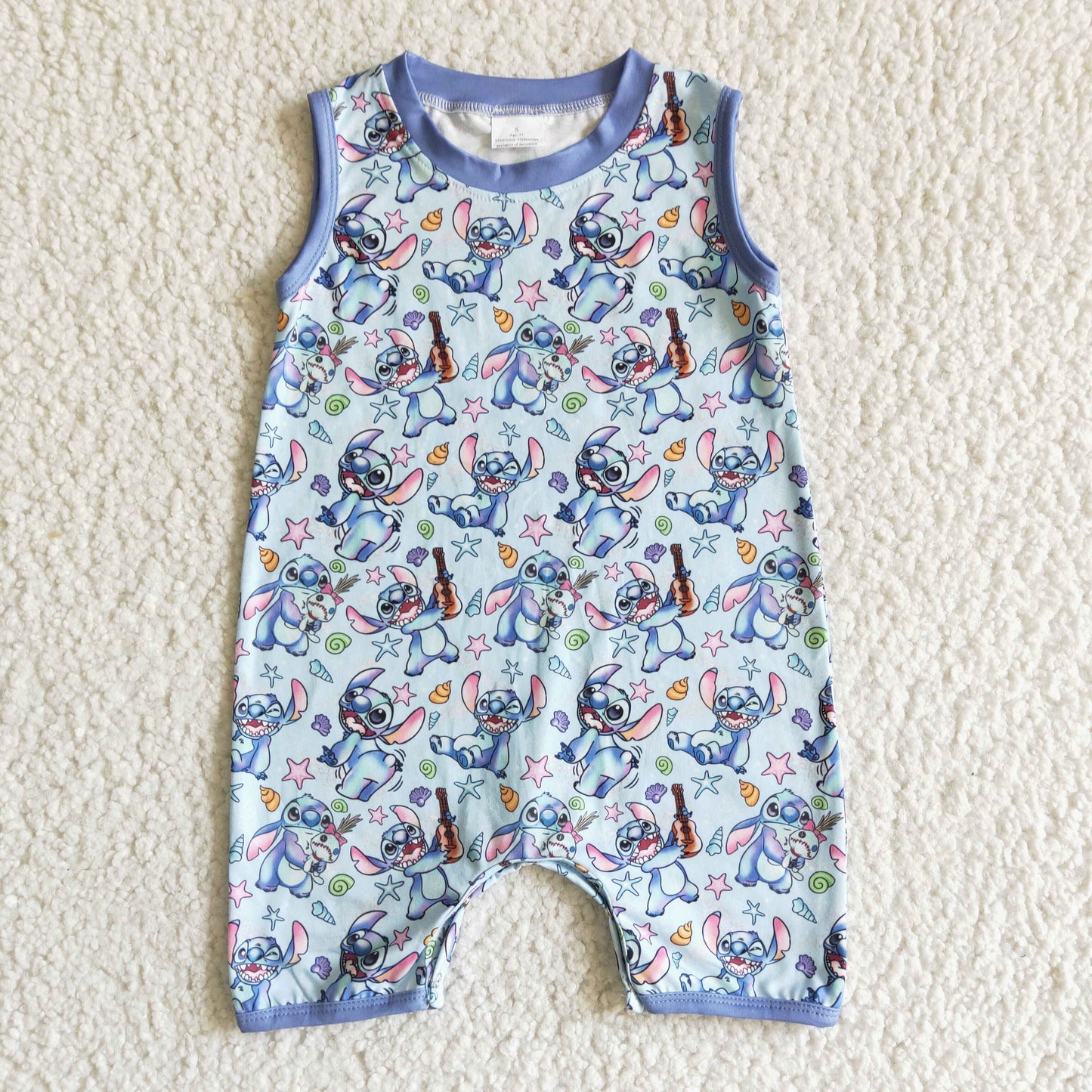 Baby Boys Rompers Summer Toddler Boys Cartoon Infant Baby Romper SR0009