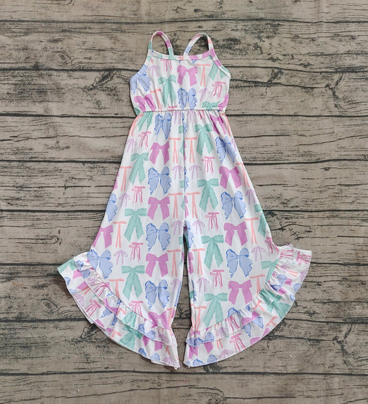 Baby Girls Jumpsuits Bows Colorful Straps Jumpsuits preorder SR2847 3.26