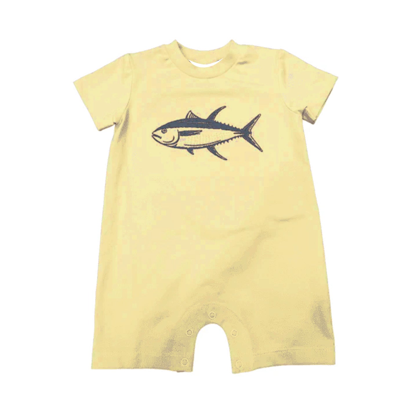Baby Boys Rompers Yellow Short Sleeves Sharks Rompers Preorder SR3080 4.11