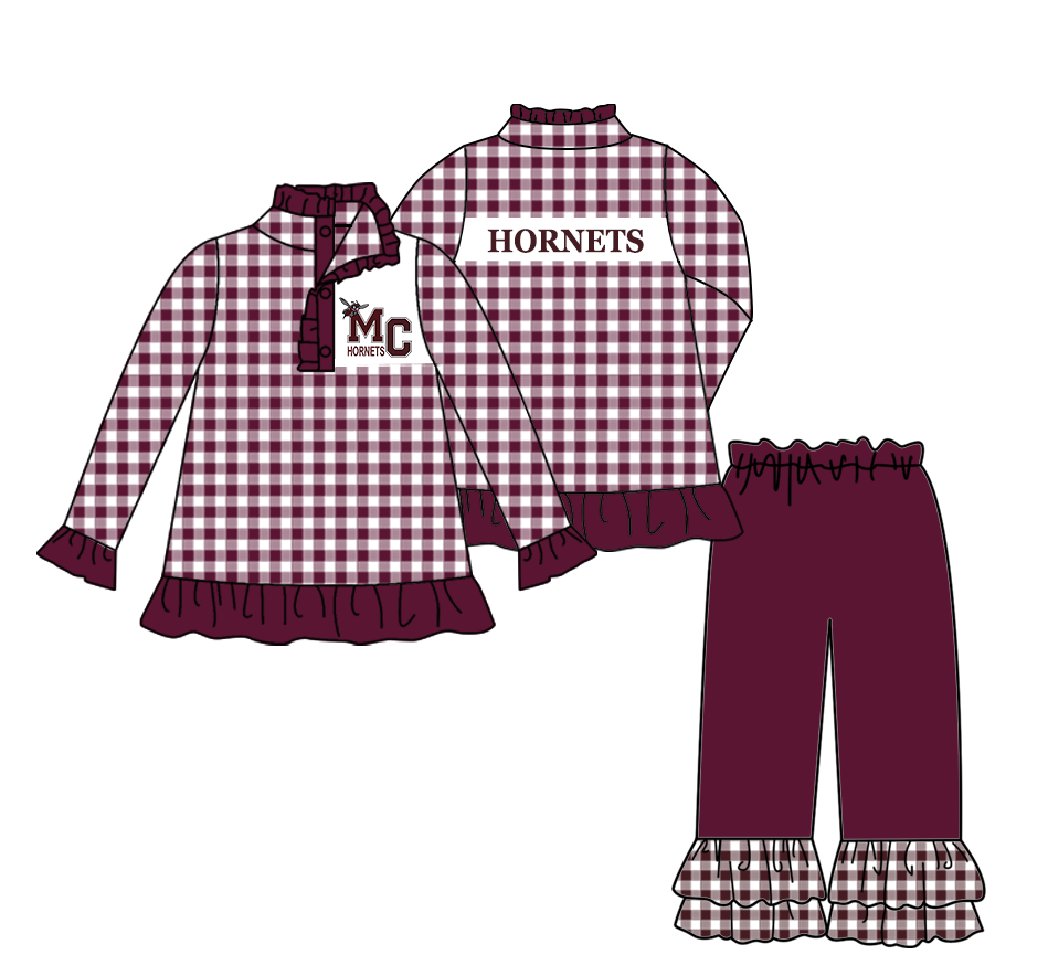 Preorder(moq 5) Boutique Baby Girls Clothes Sets