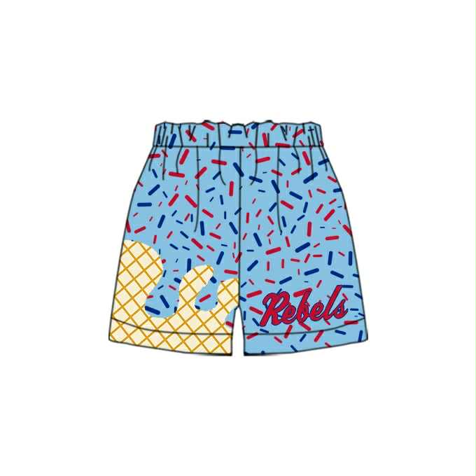 Preorder(moq 8) Baby Boys Rebels Blue Sprinkles Team Shorts Bottom 9.6