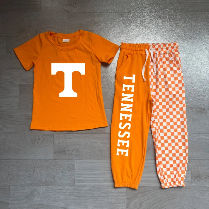 Baby Boys Clothes Vinyl T Shirt Top Pockets Joggers Team Clothes Sets Preorder BSPO0695