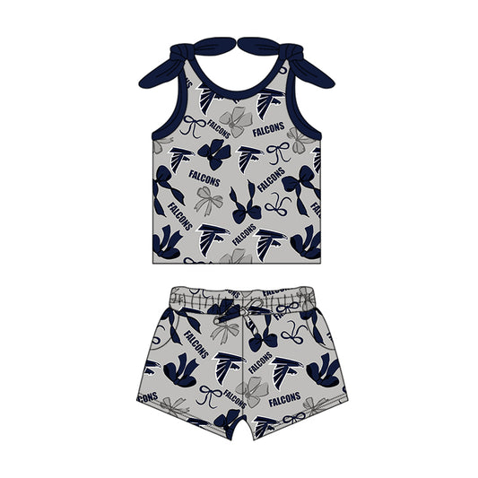 Preorder (moq 5)Baby Girls Clothes Bows Sleeveless Sets