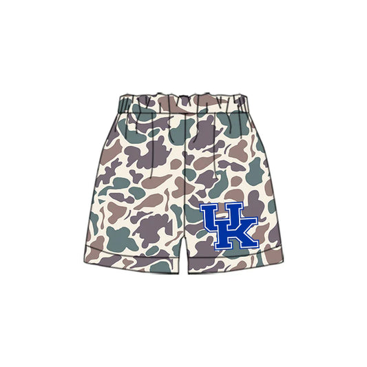Preorder(moq 5) Baby Boys Grey Camouflage UK Team Sports Shorts 6.26