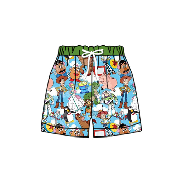 Preorder (moq 5)Baby Boys Cartoon Donkey Swimming Trunks Shorts Bottom 1.9