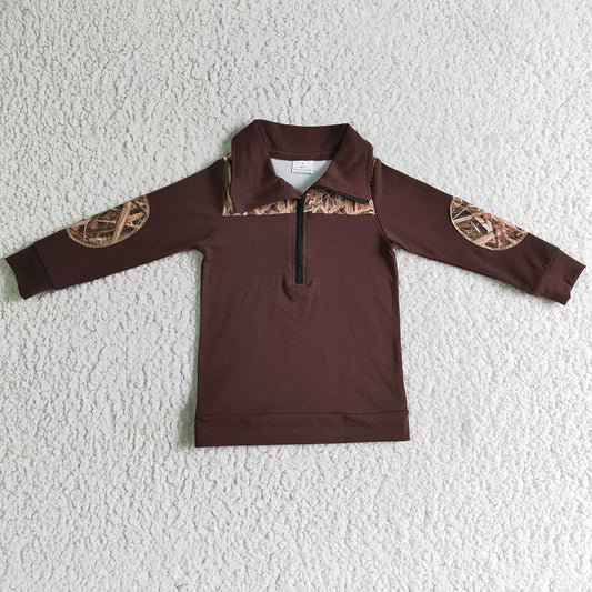 Boutique Toddler Baby Boys Clothes Top Fall Fashion Kids T-shirt Boy Hooded Top BT0070