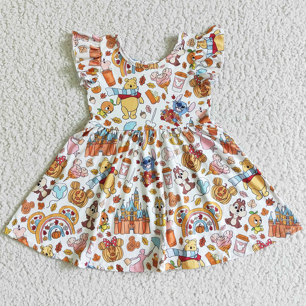 New Design Cute Baby Girl Dress GSD0134