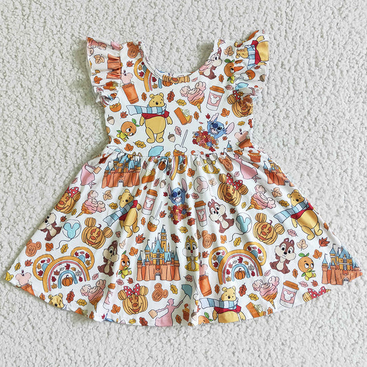 New Design Cute Baby Girl Dress GSD0134