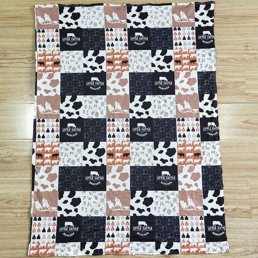 New Fashion Infant Baby Girl Blankets Soft Boutique Kids Blankets 29*43 inches Wholesale BL0010