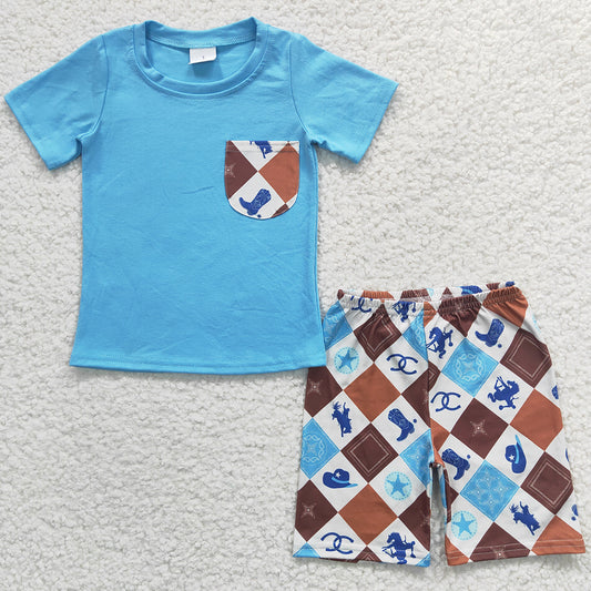 Boutique Boys Clothes Summer Set BSSO0150 7.17