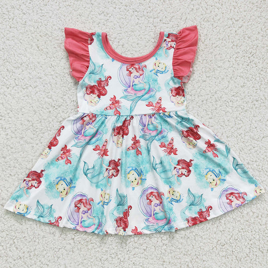 Boutique Baby Girls Dress Short Sleeve Beautiful Girl Dresses GSD0173