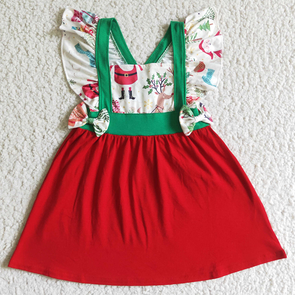 New Design Girls Dress Christmas Fashion Toddler Girl Dresses GSD0142