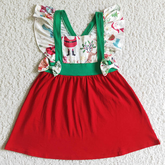 New Design Girls Dress Christmas Fashion Toddler Girl Dresses GSD0142