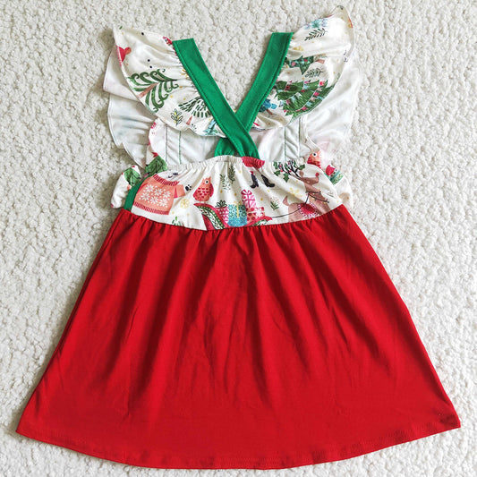 New Design Girls Dress Christmas Fashion Toddler Girl Dresses GSD0142