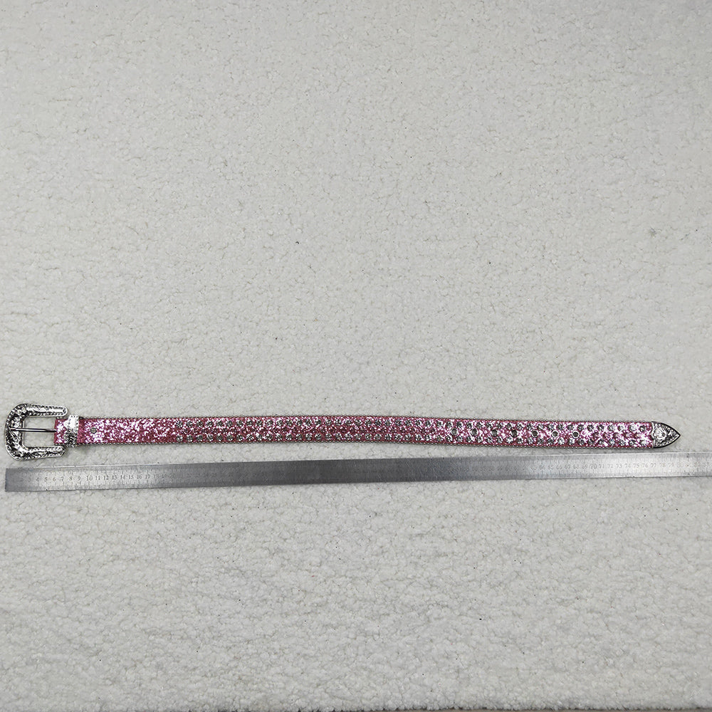 Boutique Baby Girls Daimond Belt Pink Kids Girls Belts GB0004