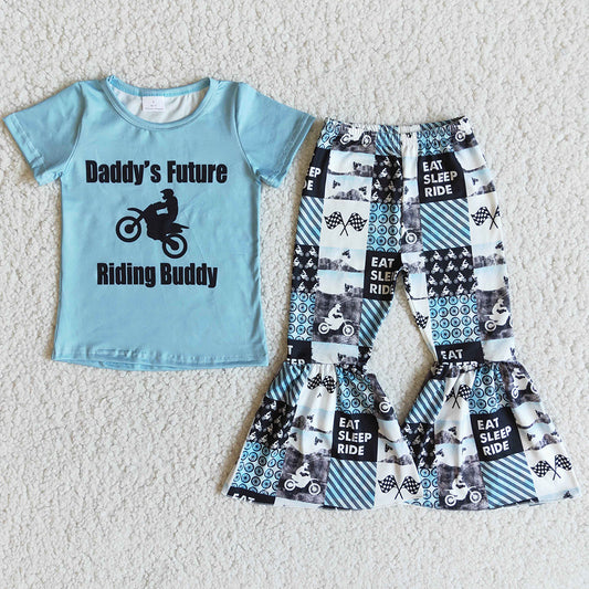 Toddler Baby Girl Clothes Boutique Kids Clothes Girls Bell Pant Set Wholesale E8-18 4.18