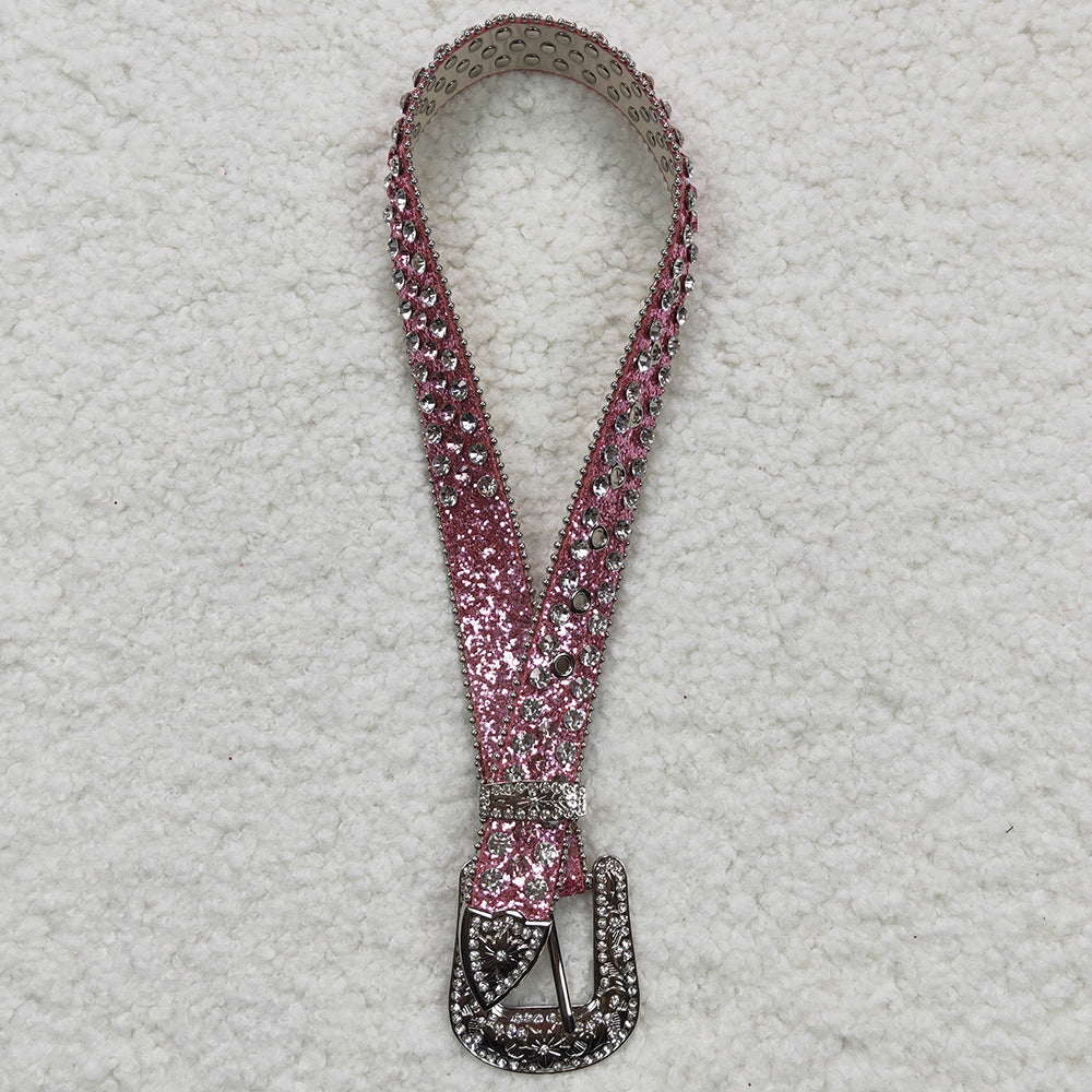 Boutique Baby Girls Daimond Belt Pink Kids Girls Belts GB0004