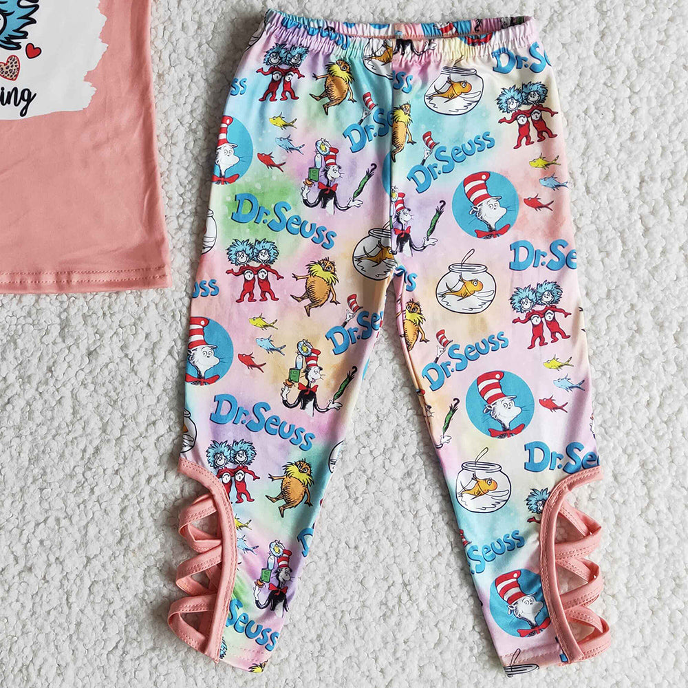 RTS Baby Girl Clothes Fashion Kid Clothes Girl Bell Pants Set Cute Girls Clothing Boutique Toddler Outfit E7-16