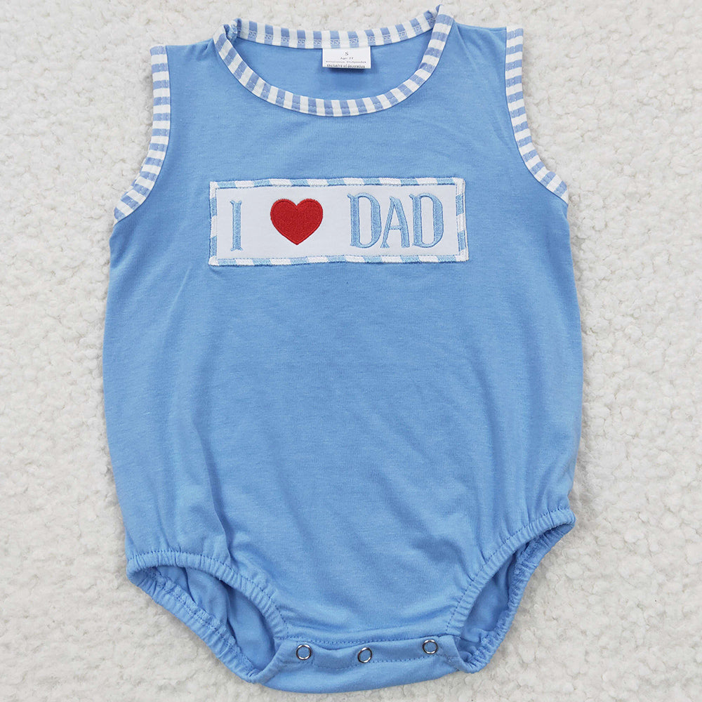 Infant Baby Girls Romper I Love Dad SR0235 SR0236