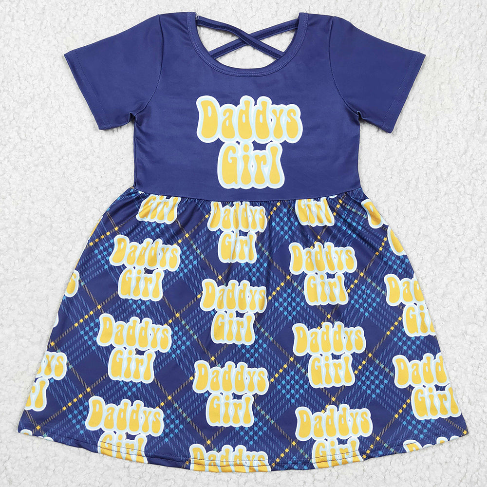 RTS Baby Girls Dress Boutique Daddy`s Girl Dresses GSD0196 GSPO0357