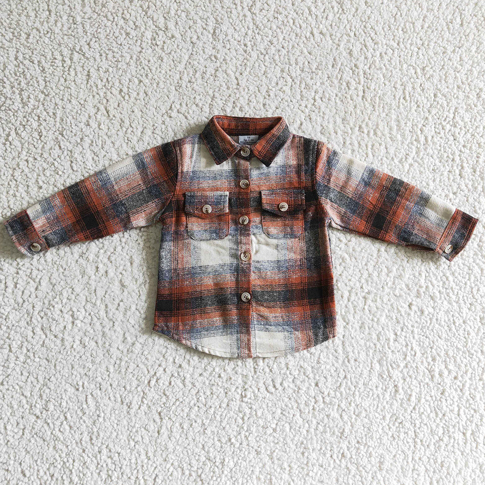 New Design Kids Boys Lattice Jacket Clothes Top Boy Coats BT0116