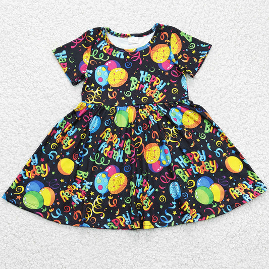 Boutique Baby Girls Dress for Happy Birthday Girls Twirl Dresses GSD0182