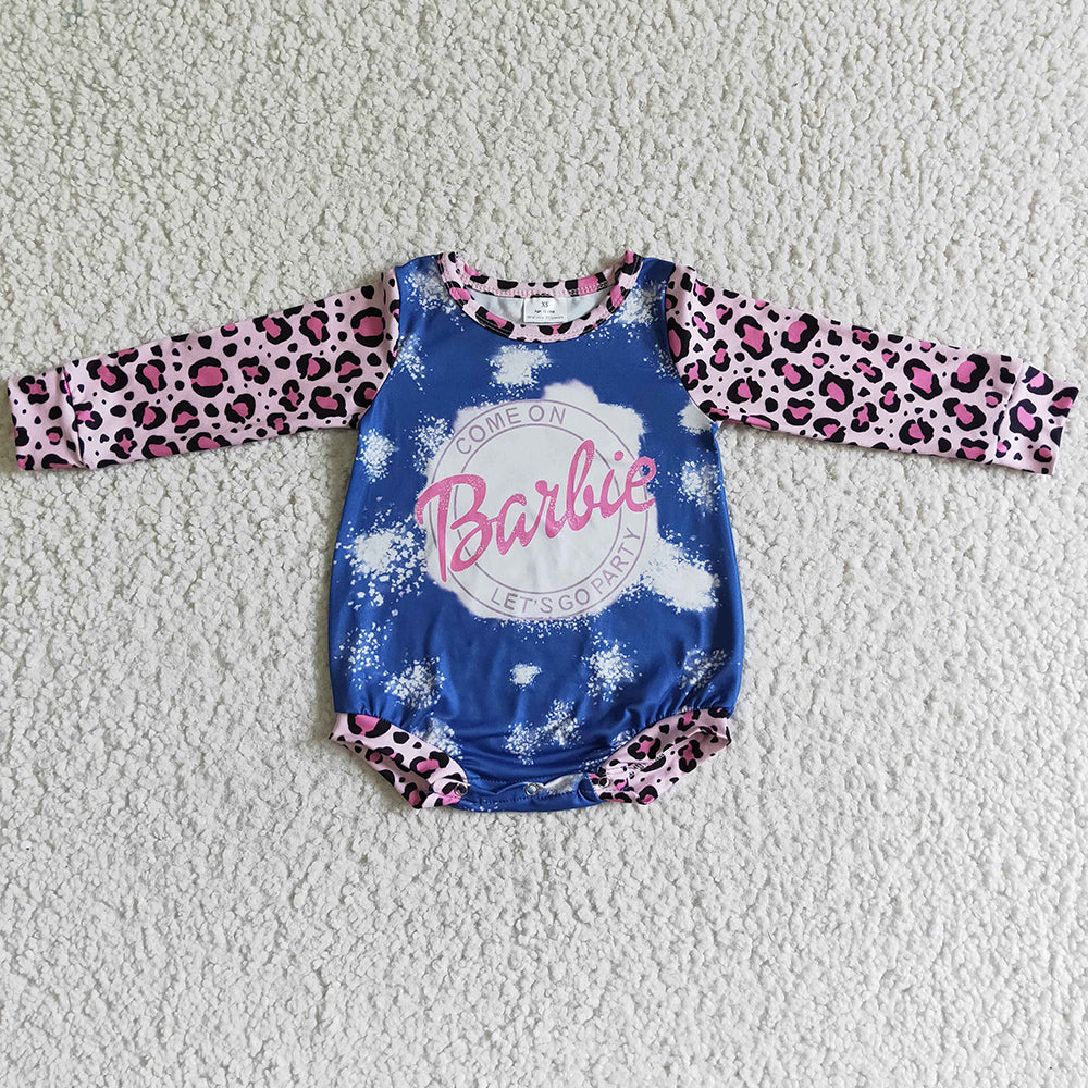 Cute Infant Baby Romper Leopard Print Fashion Girls Clothes Jumpsuit LR0021 10.23