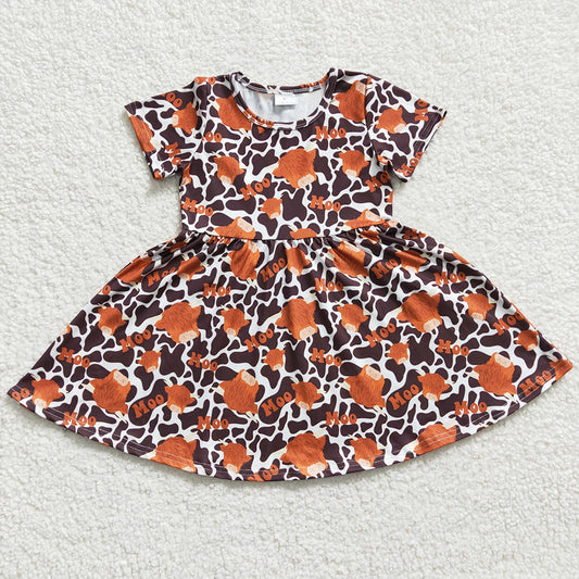 Boutique Girls Summer Dress Short Sleeve Twirl Dresses GSD0237