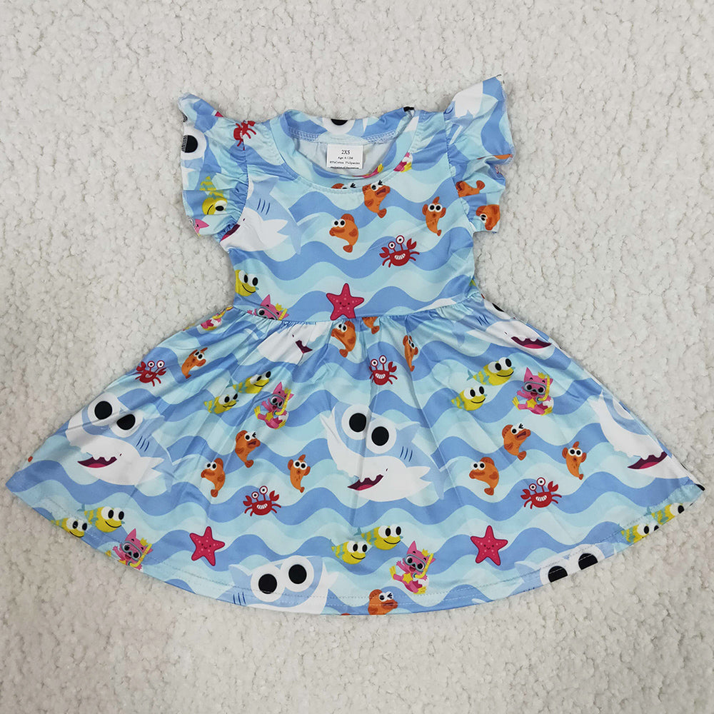 Wholesale Baby Girls Clothes Summer Girl Dresses Boutique A5-5