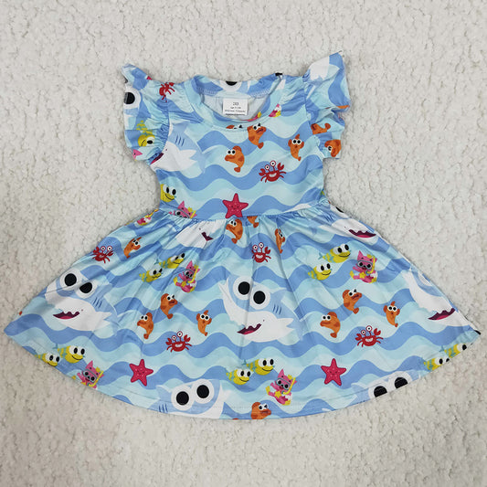 Wholesale Baby Girls Clothes Summer Girl Dresses Boutique A5-5