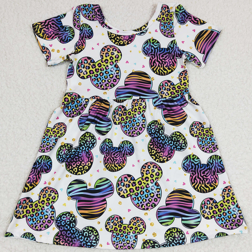 Wholesale Baby Girls Dress Summer Girls Short Sleeve Dresses GSD0239