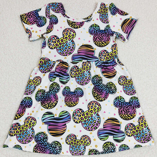 Wholesale Baby Girls Dress Summer Girls Short Sleeve Dresses GSD0239