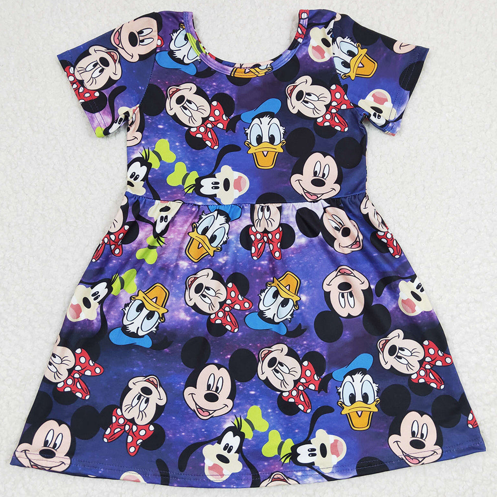 Fashion Toddler Girls Dress Summer Short Sleeve Dresses GSD0244