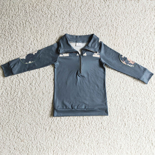 Boutique Baby Boys Clothing Top Hooded Shirt BT0112
