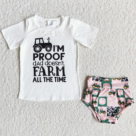Kids Clothes Girls Bummies Set Summer Short Sleeve Kids Baby Bummies Set E8-12