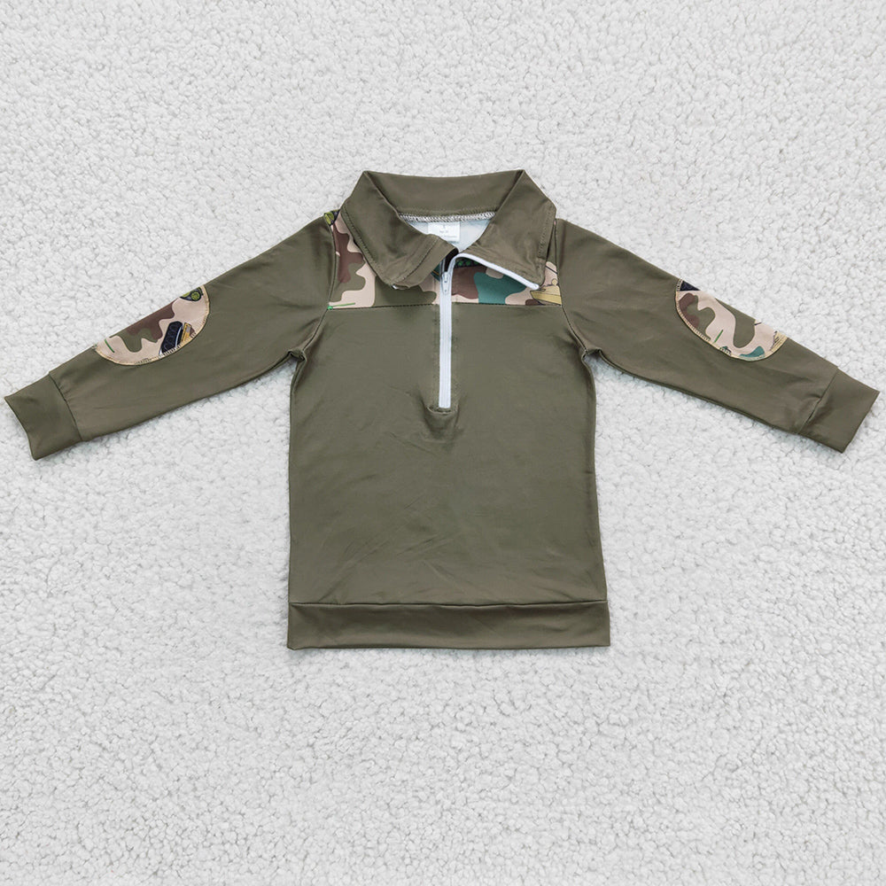 Boutique Boys Clothes Top Camouflage Fashion Boy T-shirt BT0098