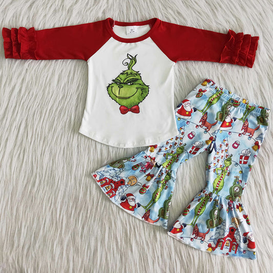 Cute Toddler Baby Girls Clothes Christmas Boutique Kids Girls Clothing Outfits 6 B4-17 12.1