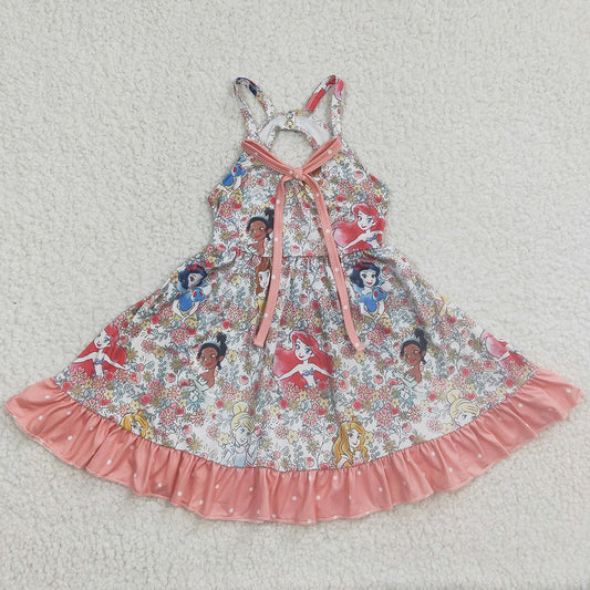 New Design Girls Dress Fashion Baby Girls Twirl Dresses GSD0284