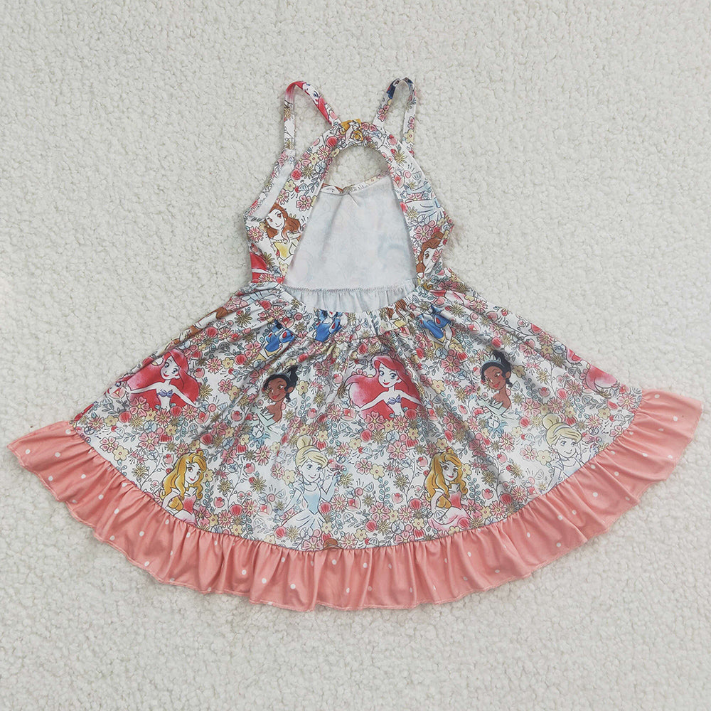 New Design Girls Dress Fashion Baby Girls Twirl Dresses GSD0284