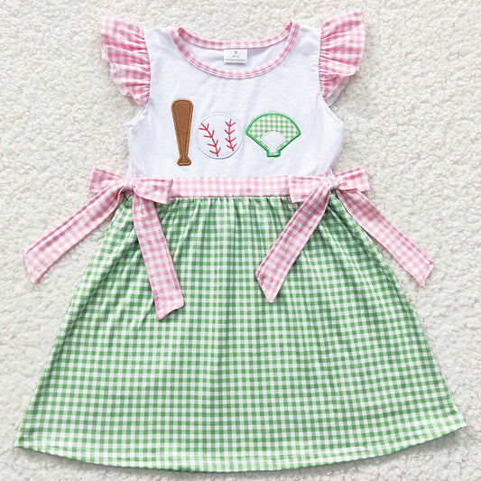 Cotton Embroidery Girls Boutique Dress GSD0278