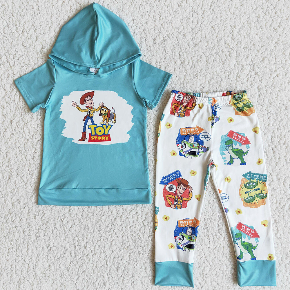Baby Girls Clothes Kids Sibling Boys Clothes Girls Clothing Short Sleeve Bell Pants Sets E6-26 3.19