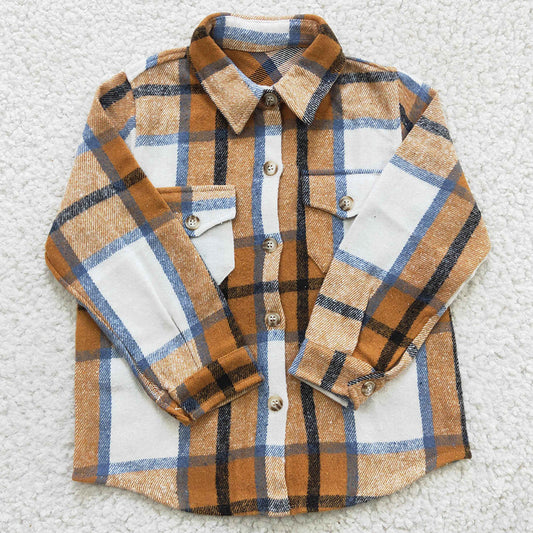 Boutique Baby Boys Clothes Lattice Coat Kids Boys Top Boys Jacket BT0189