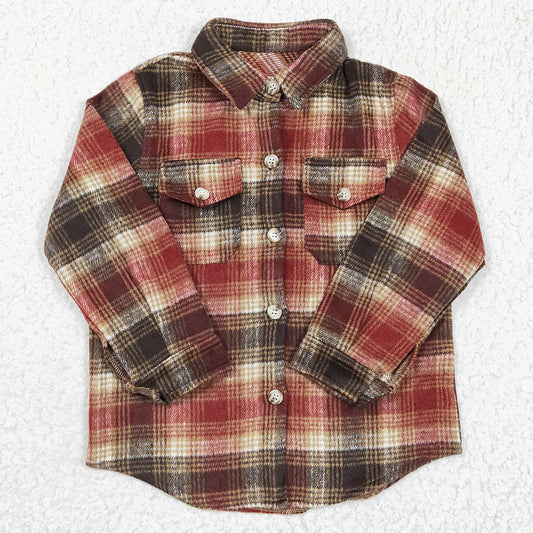 Wholesale Baby Boys Clothes Lattice Kids Boys Top Coat Jacket BT0191