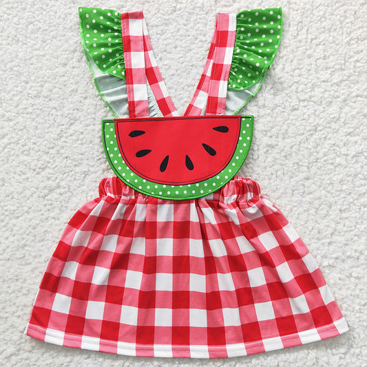 New Design Baby Girls Dress Watermelon Dresses GSD0234 6.6
