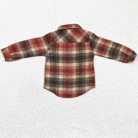 Wholesale Baby Boys Clothes Lattice Kids Boys Top Coat Jacket BT0191