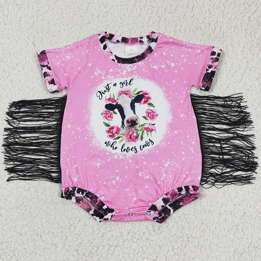 Hot Sale Infant Baby Romper Tassel Design Girls Jumpsuit Wholesale SR0105 4.18